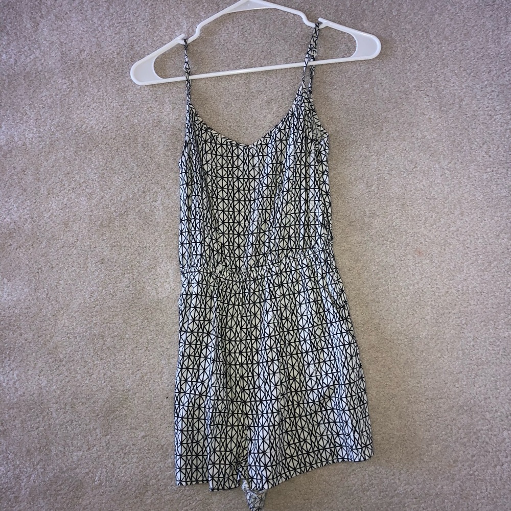 Black and White Romper